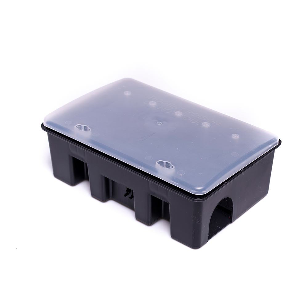 MUBCM308ITUV – Compact rat bait box with 5 skewer, transparent - Image 3