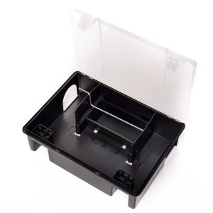 MUPLA702ITUV – Rat bait box to be placed under EUR pallets, transparent
