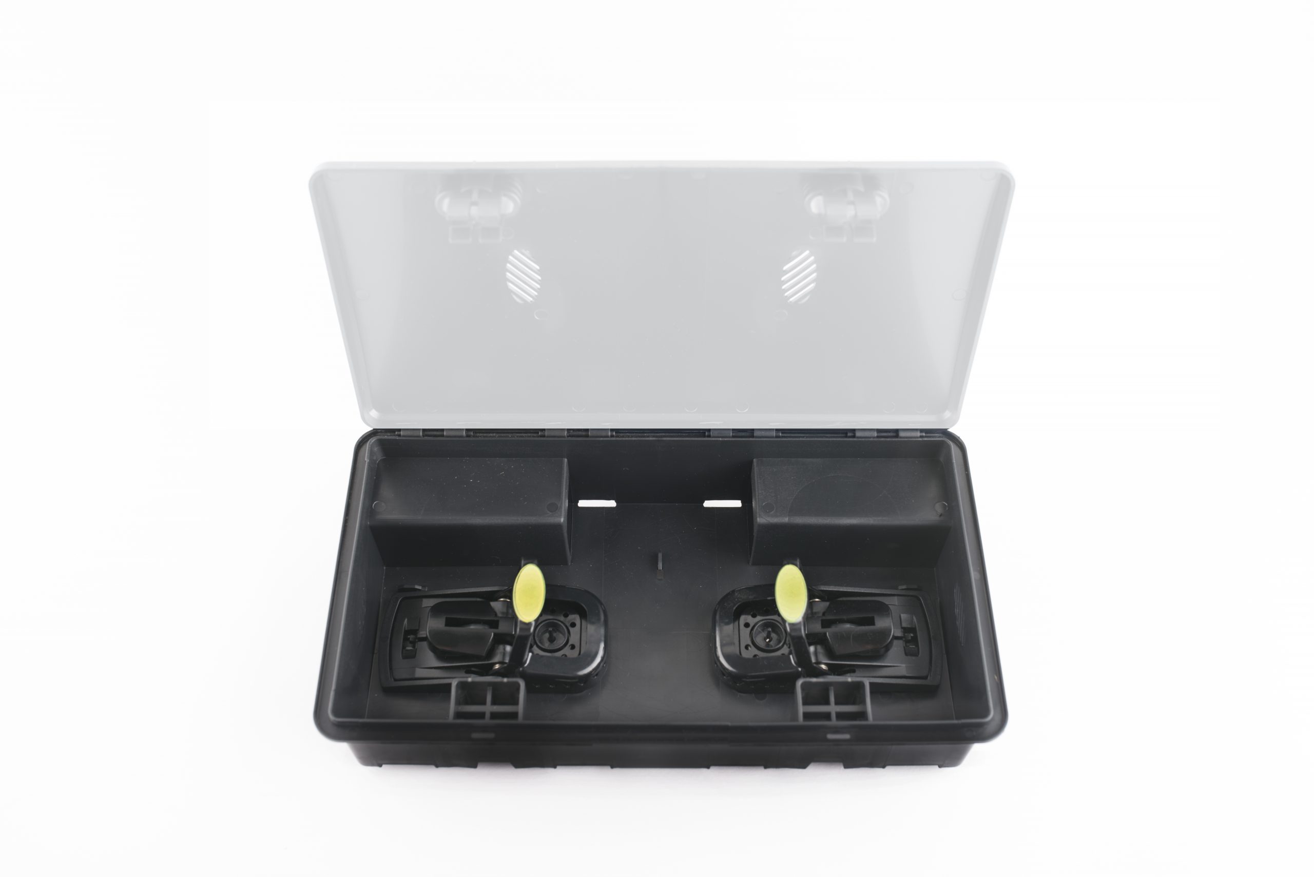 MUELB704ITUV – Live mouse trap XL with hole for insects, transparent - Image 2