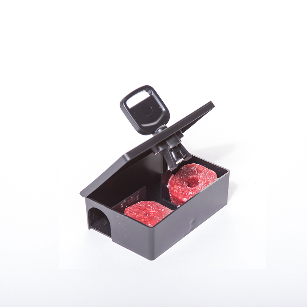 MUEDO103ITFE – Mini bait box for mice, black