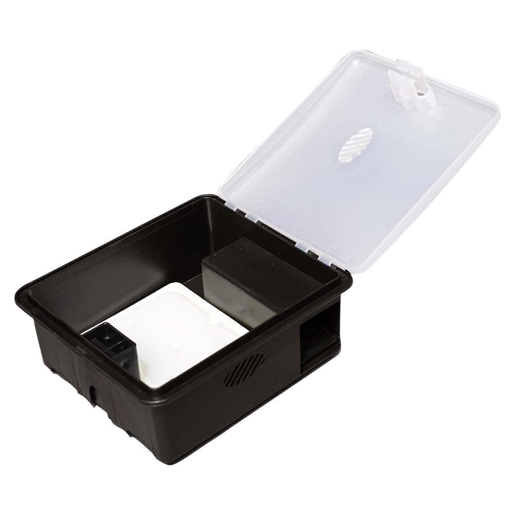 MUELB702ITUV – Live mouse trap S with hole for insects, transparent - Image 5