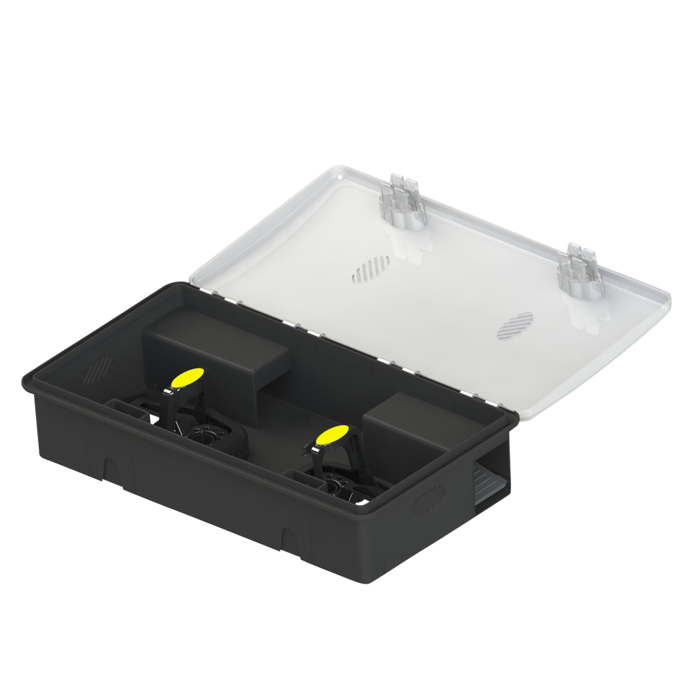 MUELB704ITUN – Live mouse trap XL without hole for insects, transparent - Image 4
