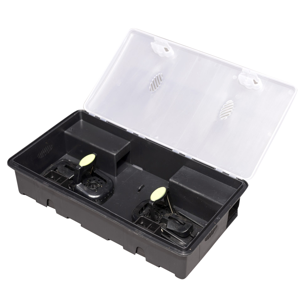 MUELB704ITUV – Live mouse trap XL with hole for insects, transparent - Image 5