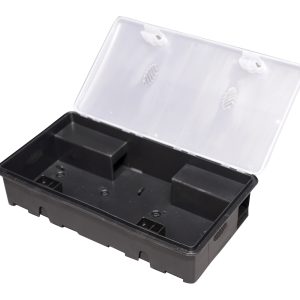 MUELB704ITUV – Live mouse trap XL with hole for insects, transparent