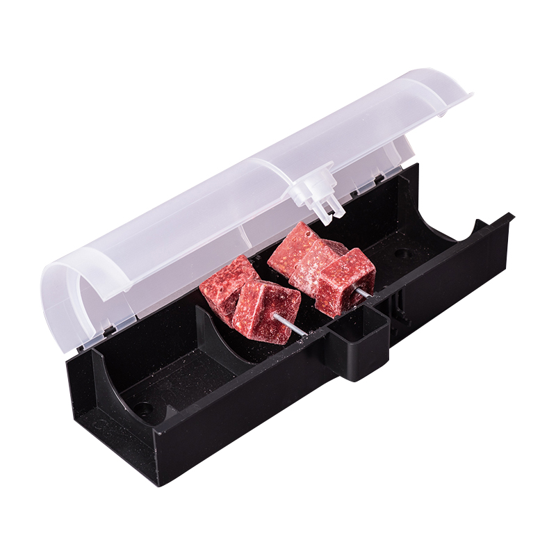MUPAL114ITUV – Bait tunnel for with 2 skewers for rats, transparent