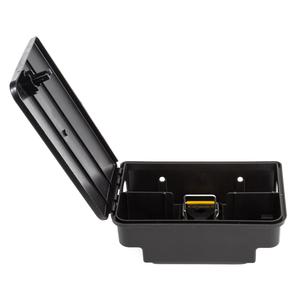 MUPLA101ITFE – Rat bait box with lid opening to one side, black - Image 7