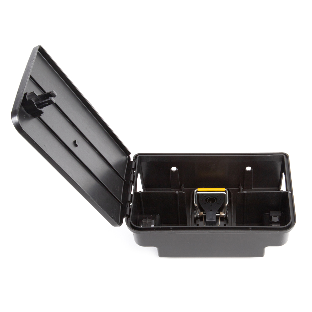 MUPLA101ITFE – Rat bait box with lid opening to one side, black - Image 5