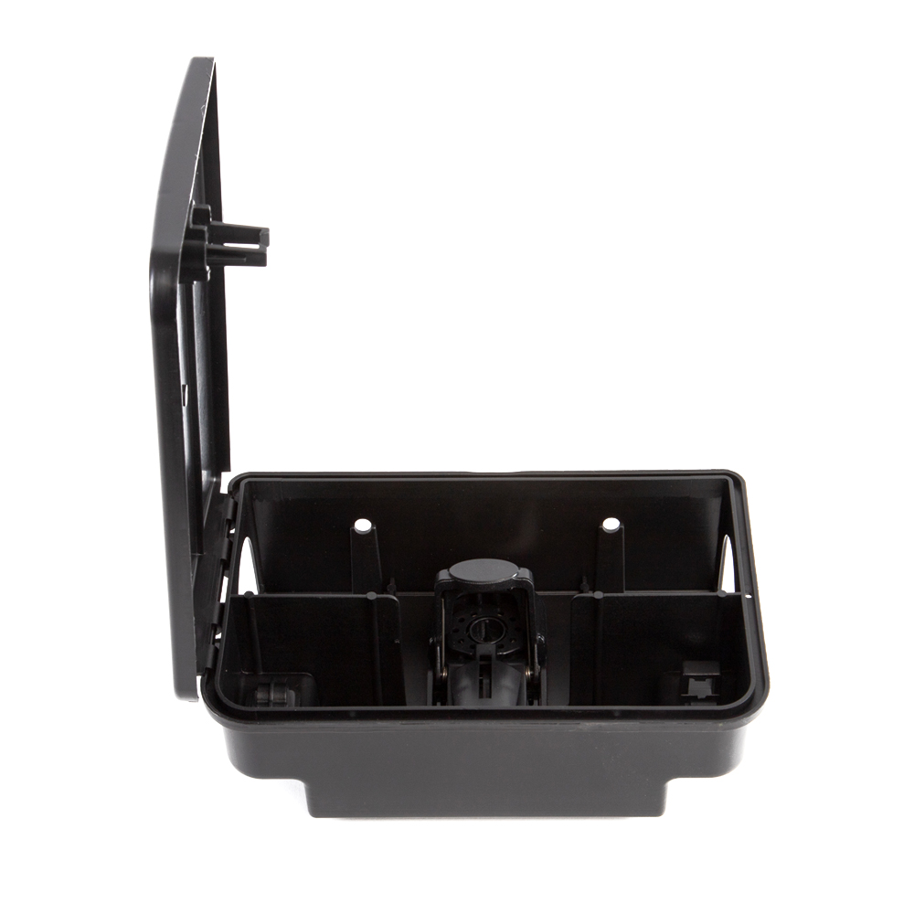 MUPLA101ITFE – Rat bait box with lid opening to one side, black - Image 4