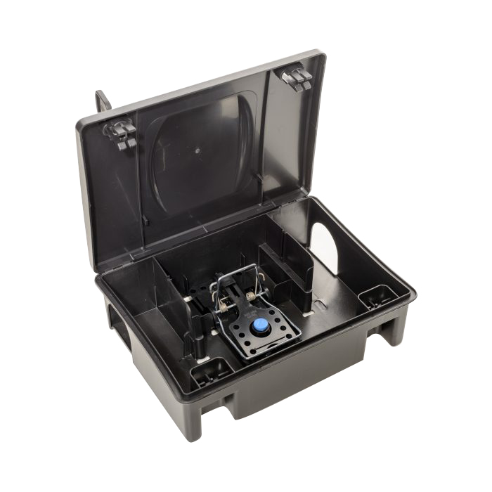 MUPLA703ITFE – Rat bait box with elevated lid to be placed under EUR pallets, black - Image 4
