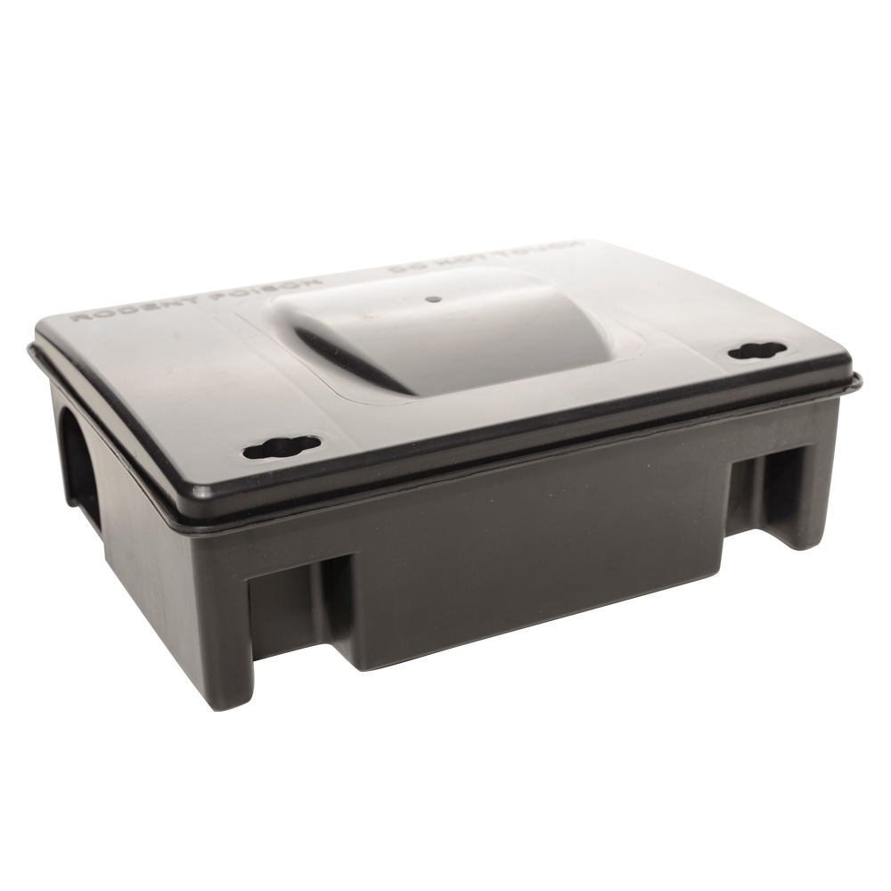 MUPLA703ITFE – Rat bait box with elevated lid to be placed under EUR pallets, black - Image 5