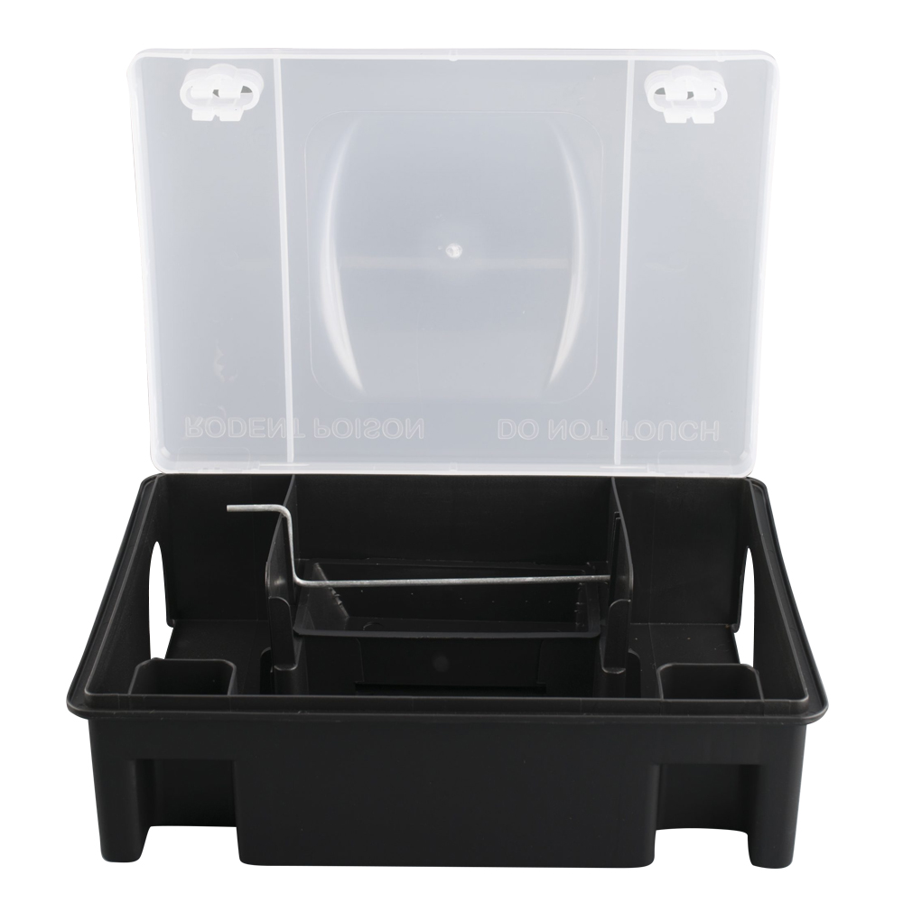 MUPLA704ITUV – Rat bait box with elevated lid to be placed under EUR pallets, transparent - Image 4