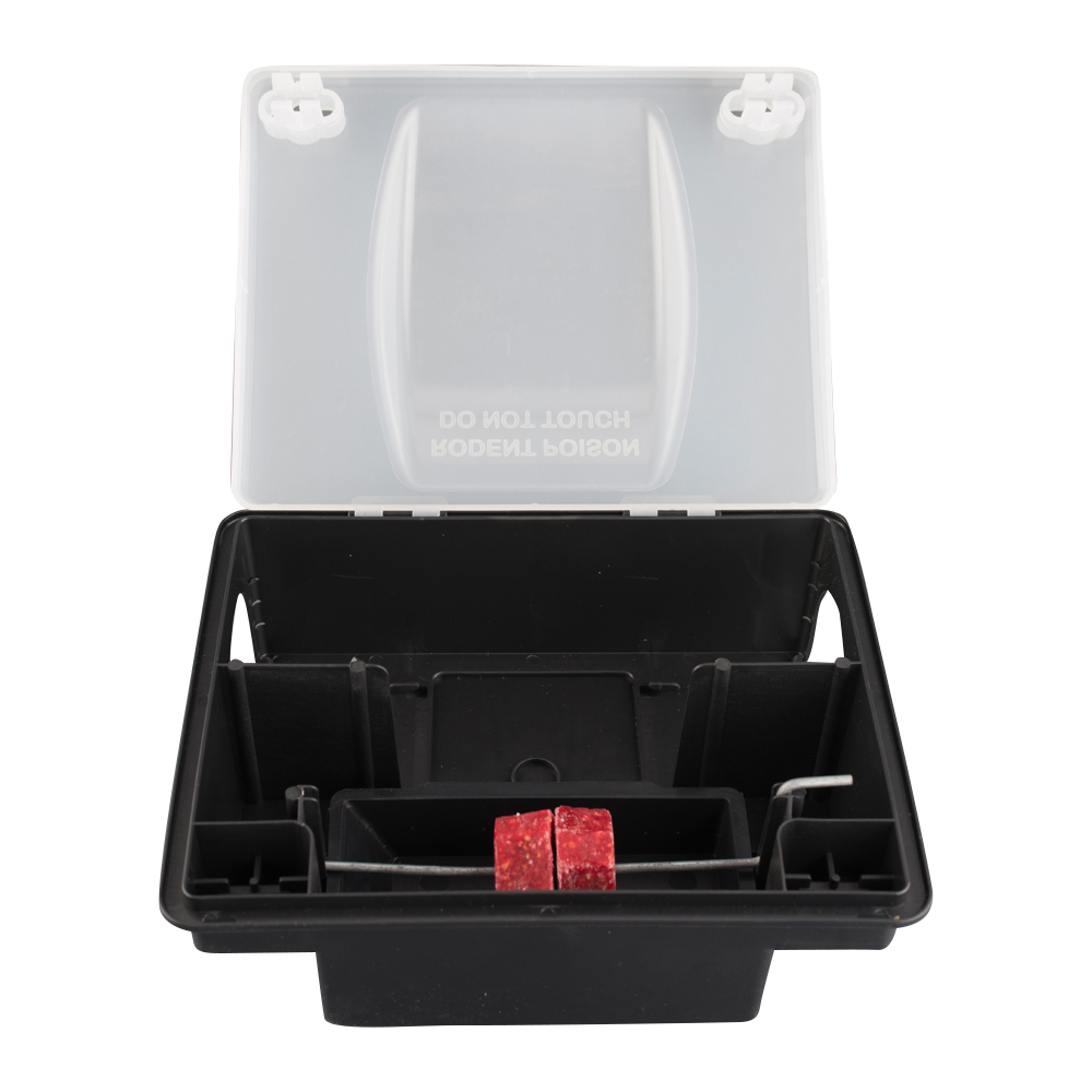 MUPLA904ITUV – Compact rat bait box with elevated lid, transparent - Image 4