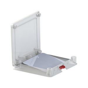 MUMOD102ITUK – Monitoring box with lifting lever, transparent