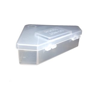 MUSED102ITUV – Bait box for mice to be placed in corners, transparent